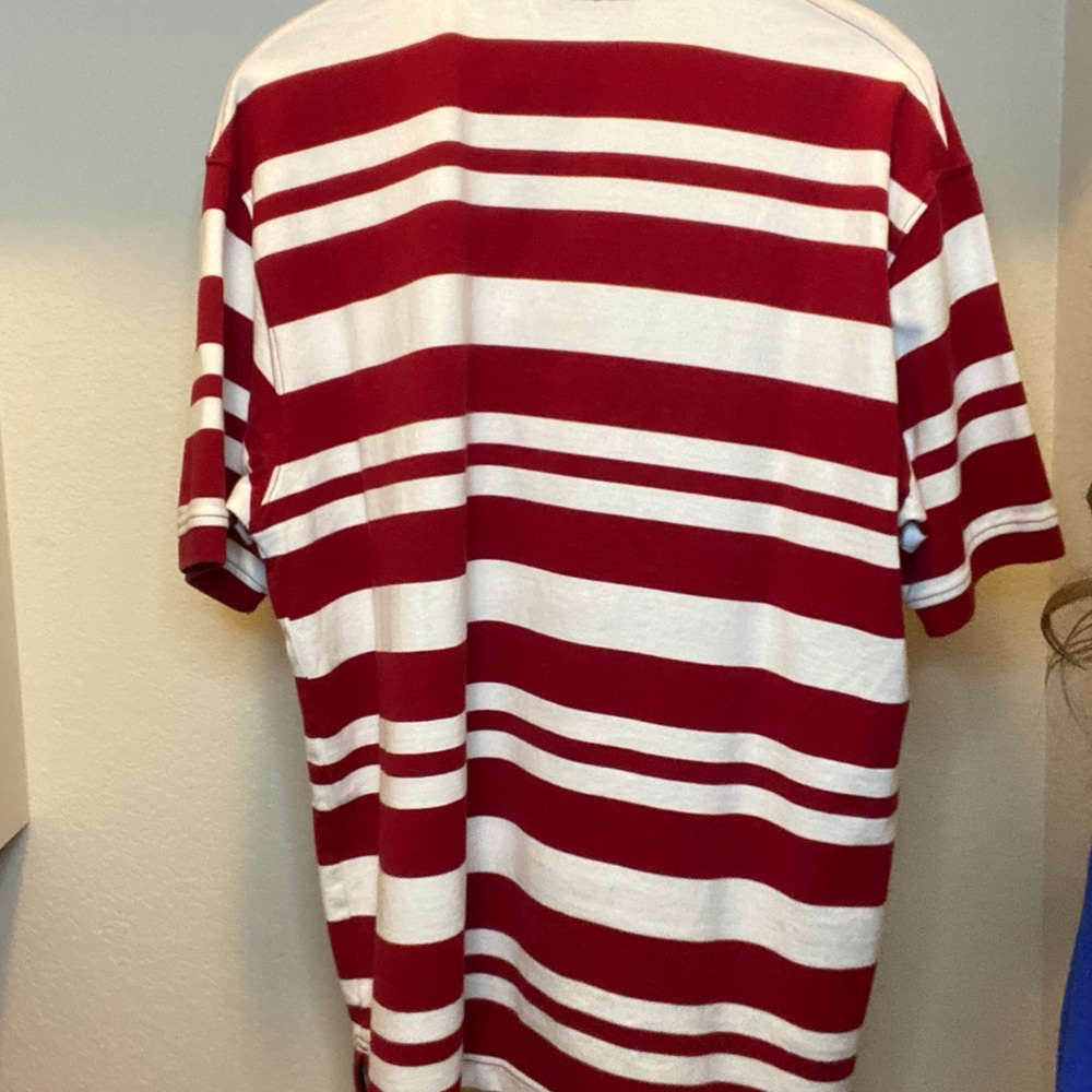 Rocawear Bold Red and White Polo Shirt - Picture 2 of 7